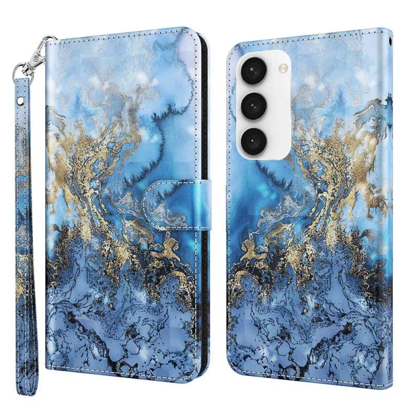 Flip Cover Samsung Galaxy S23 Plus 5G Med Snor Rem Art