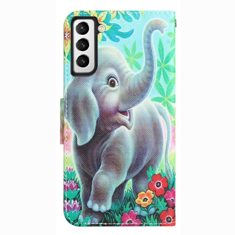 Flip Cover Samsung Galaxy S23 Plus 5G Med Snor Thong Elefant