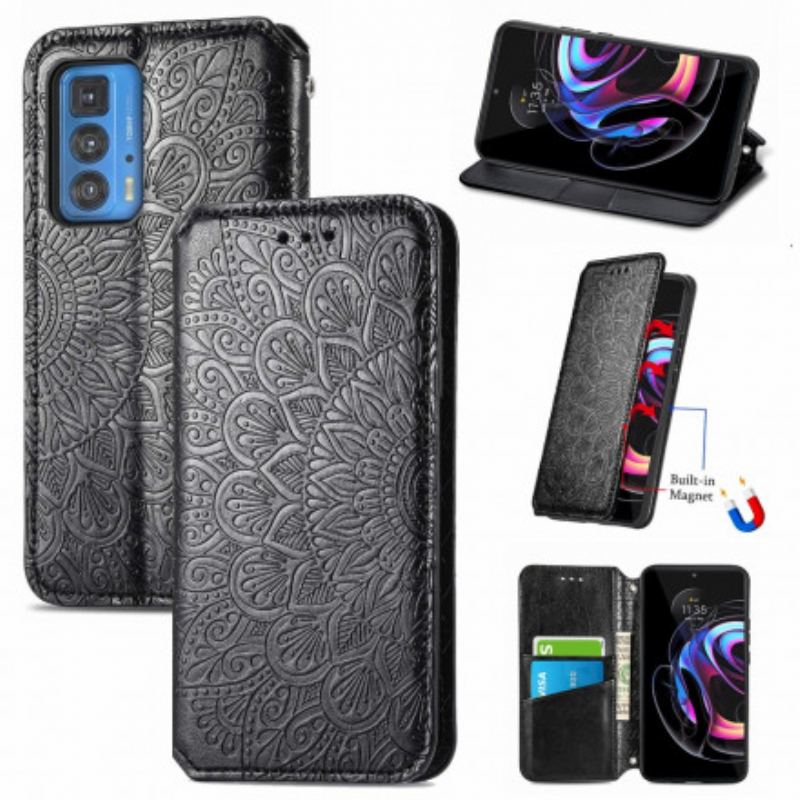 Cover Motorola Edge 20 Pro Flip Cover Mandala