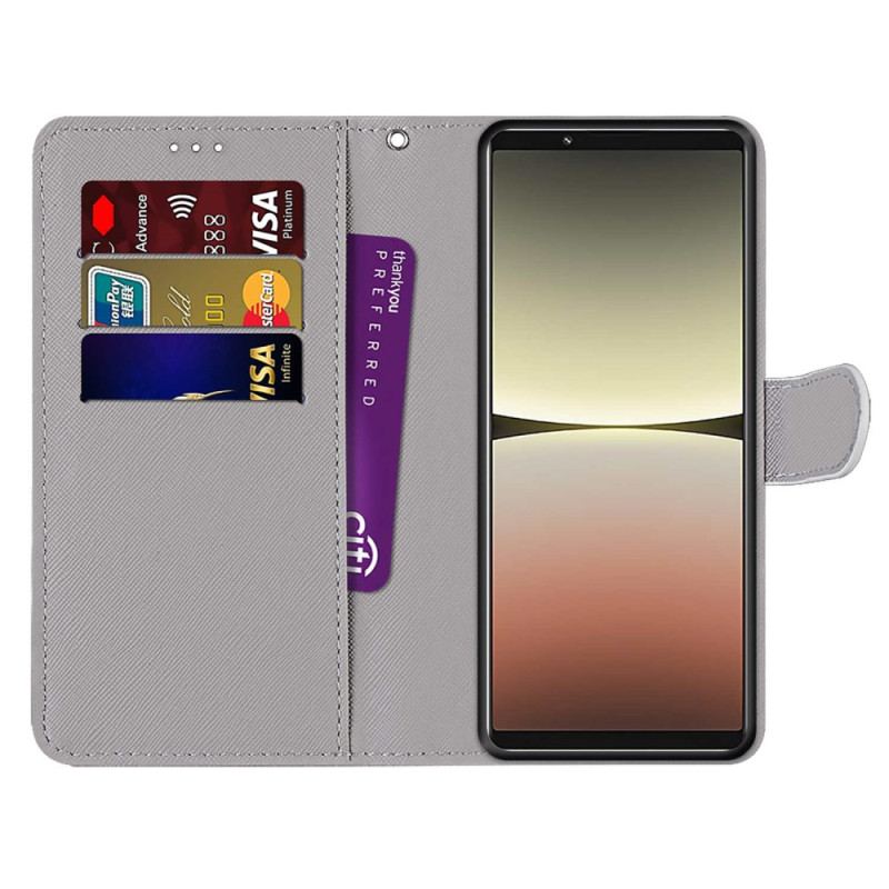 Flip Cover Sony Xperia 5 IV Finger Hjerte