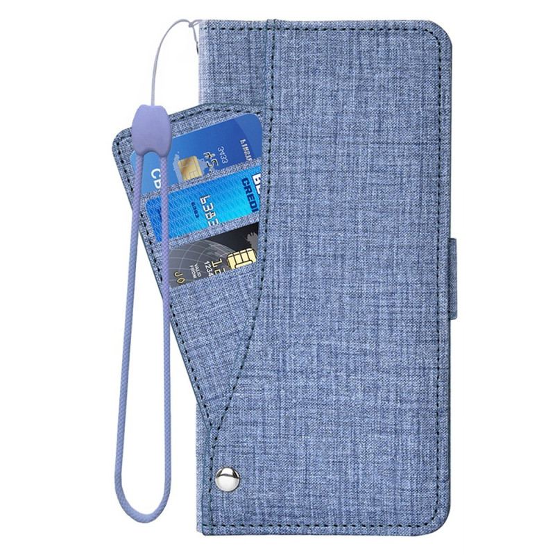 Flip Cover Sony Xperia 5 IV Jeans Med Roterende Kortholder