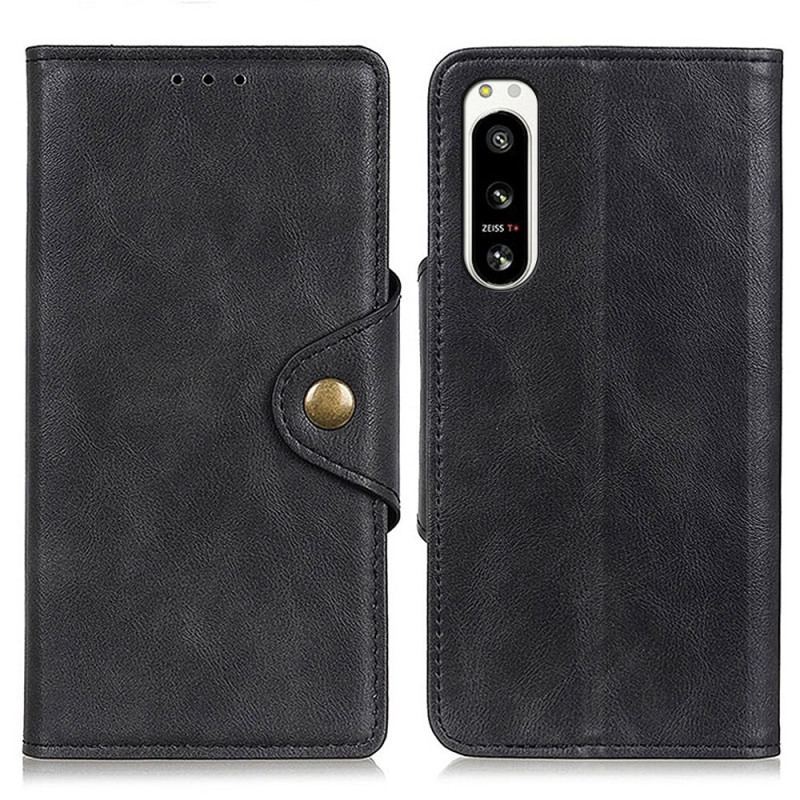 Flip Cover Sony Xperia 5 IV Magnetisk Knap