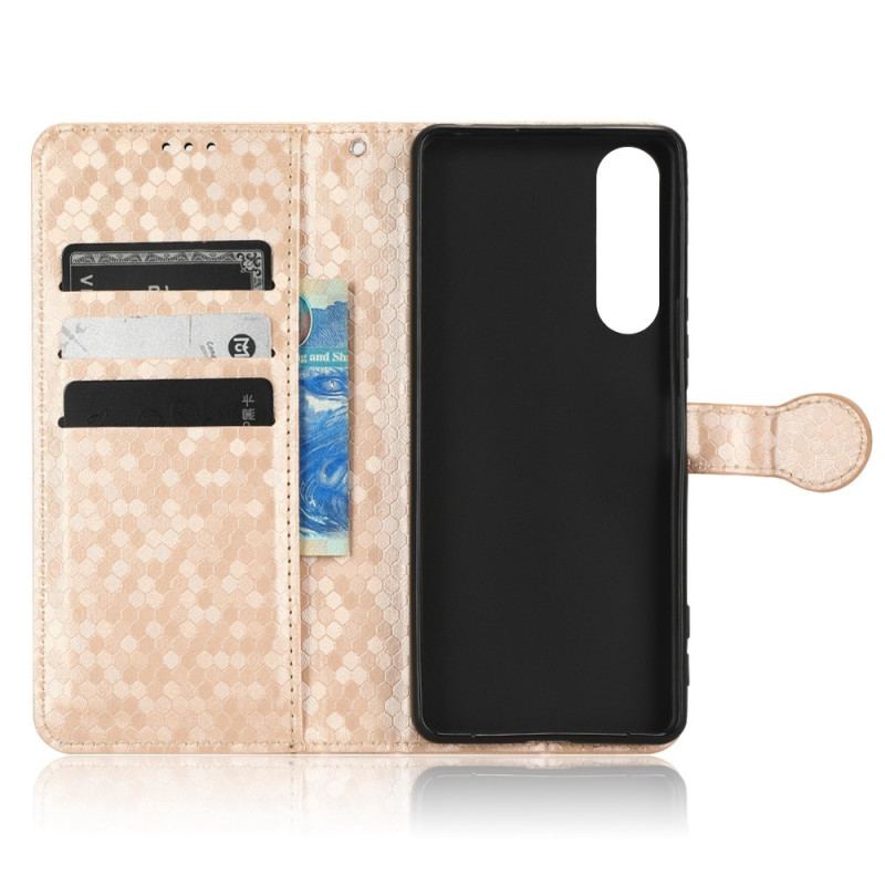 Flip Cover Sony Xperia 5 IV Med Snor 3d Strappy Design