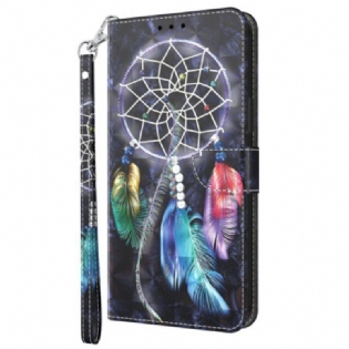 Flip Cover Sony Xperia 5 IV Med Snor Strap Dream Catcher