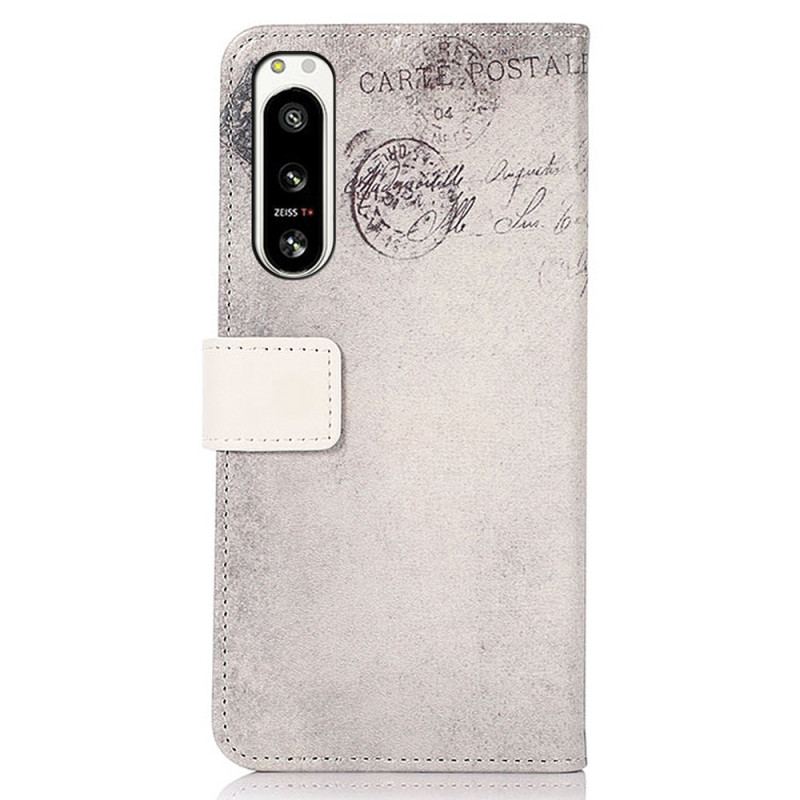 Flip Cover Sony Xperia 5 IV Rejsende Kat