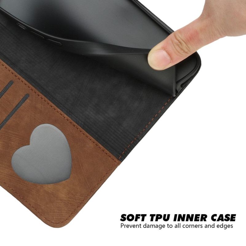 Flip Cover Sony Xperia 5 IV Tofarvet Med Rem