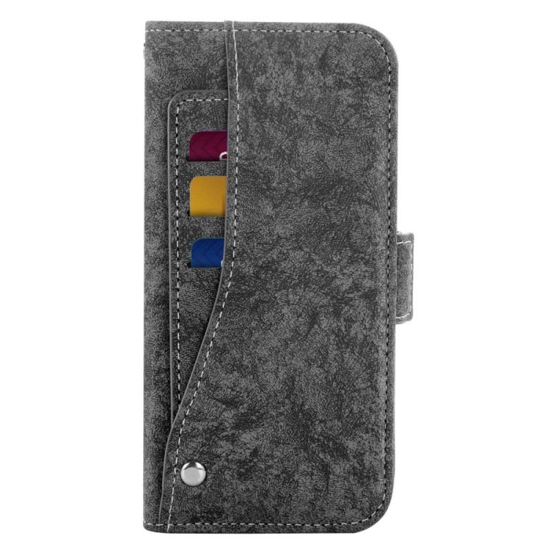 Flip Cover Sony Xperia 5 IV Vintage Roterende Kortholder