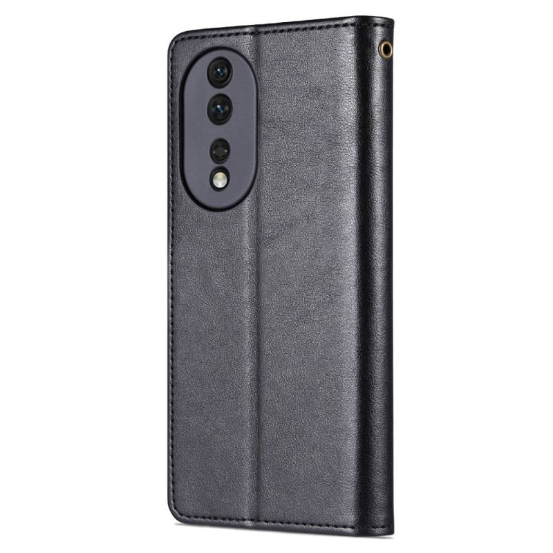 Flip Cover Honor 90 Azns Lædereffekt