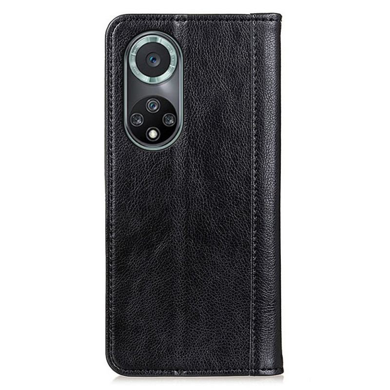 Cover Honor 50 Pro Flip Cover Pro Elegance Split Litchi-læder