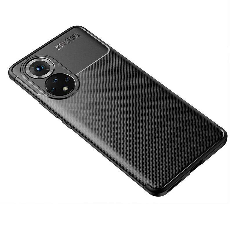 Mobilcover Honor 50 Pro Pro Flexible Carbon Fiber Texture