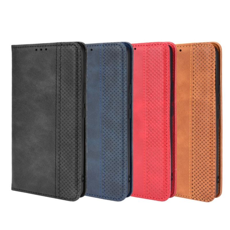 Cover Huawei Nova 9 Pro Flip Cover Stiliseret Vintage Lædereffekt