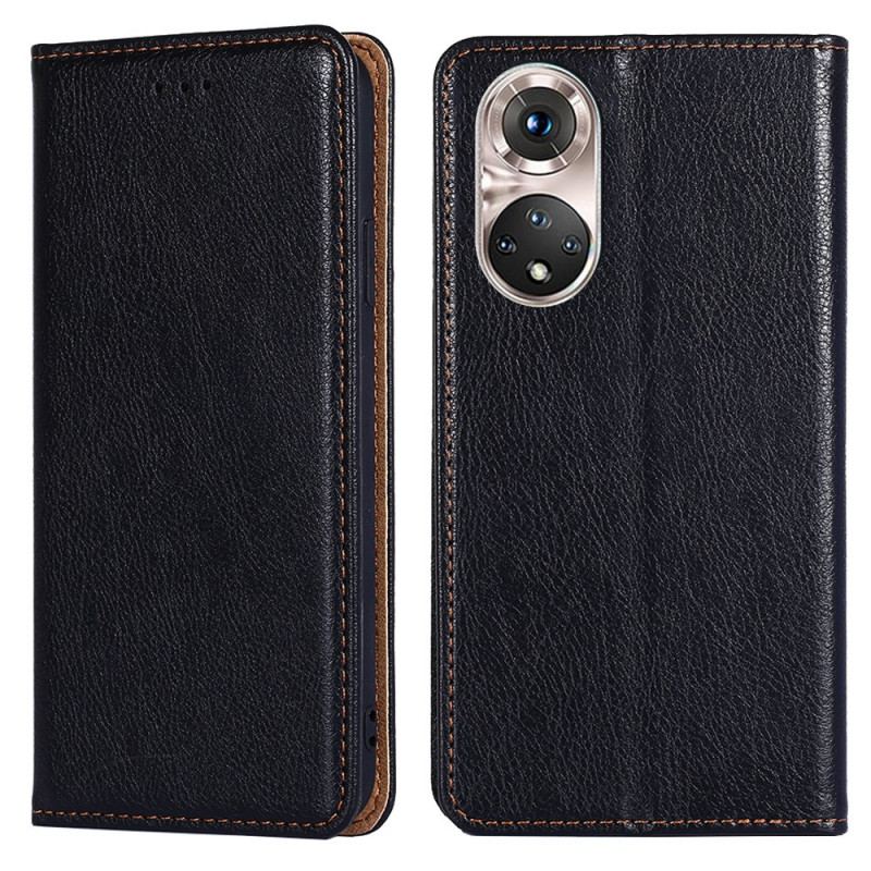 Cover Huawei Nova 9 Pro Flip Cover Vintage Læder Stil