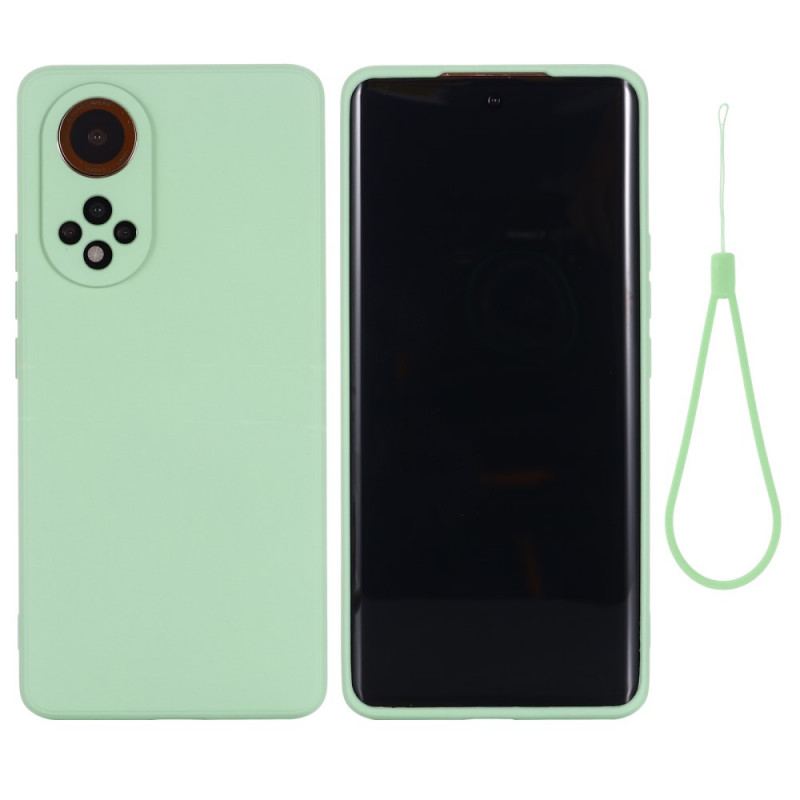 Cover Huawei Nova 9 Pro Flydende Silikone Med Snor