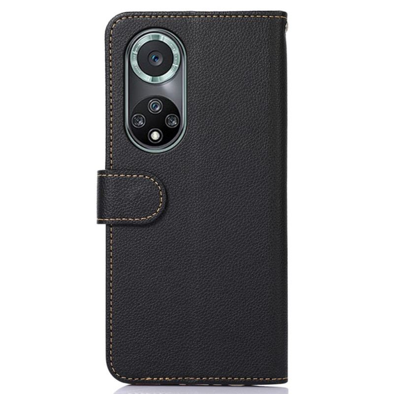 Flip Cover Huawei Nova 9 Pro Lychee Style Rfid Khazneh