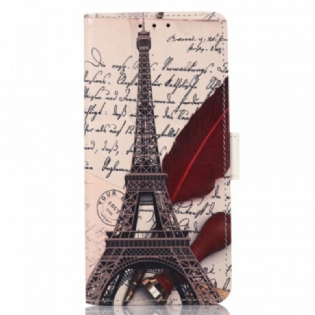 Flip Cover Huawei Nova 9 Pro Poetens Eiffeltårn