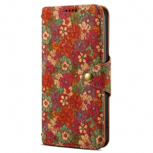 Flip Cover Huawei Nova 12s Blomstermønstre