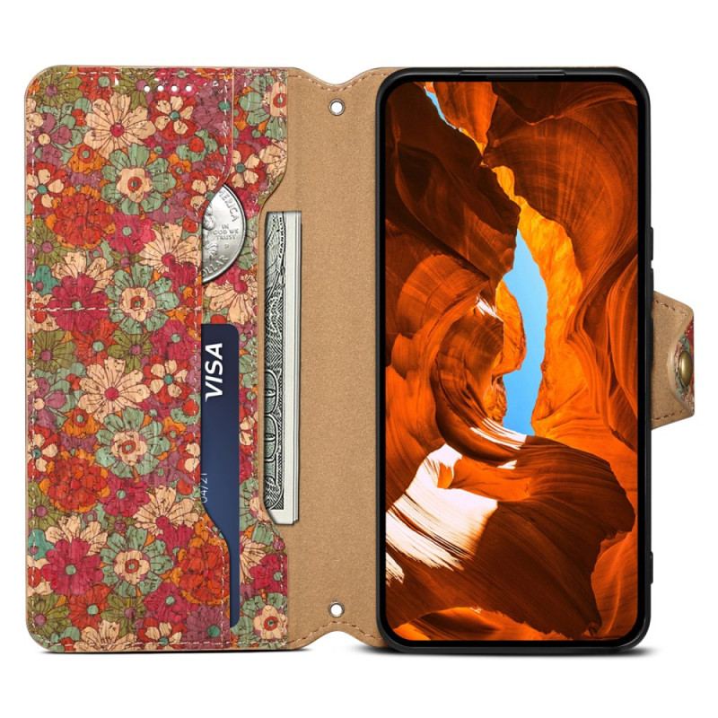 Flip Cover Huawei Nova 12s Blomstermønstre