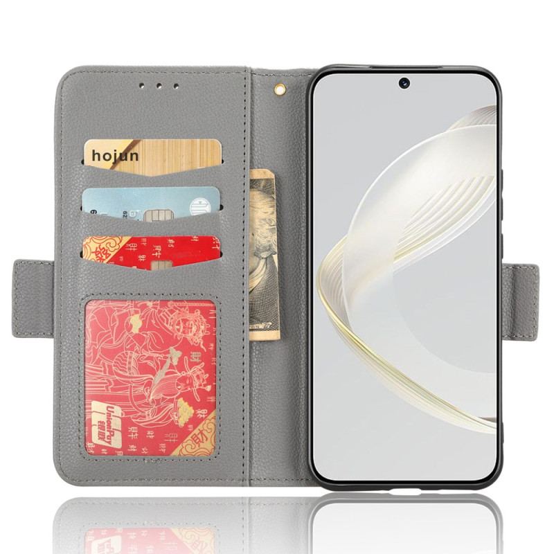 Flip Cover Huawei Nova 12s Premium Lanyard