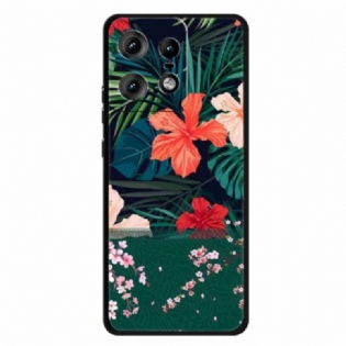 Cover Motorola Edge 50 Pro Blomster