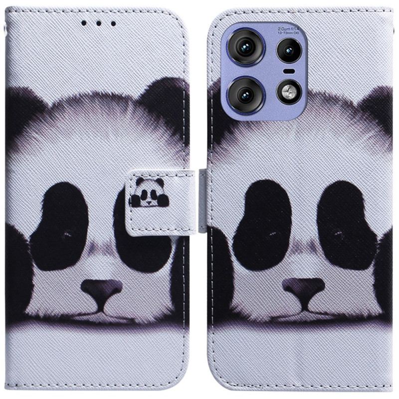 Flip Cover Motorola Edge 50 Pro Panda