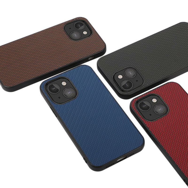 Cover iPhone 13 Mini Carbon Fiber Tekstur I Lædereffekt