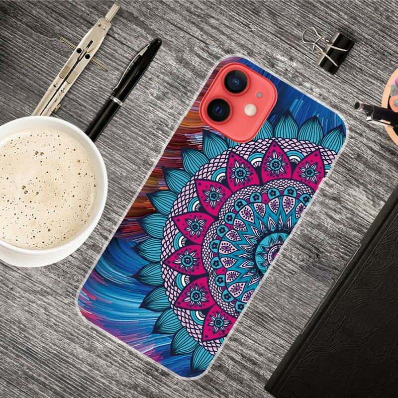 Cover iPhone 13 Mini Farverig Mandala