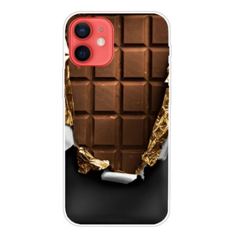 Cover iPhone 13 Mini Fleksibel Chokolade