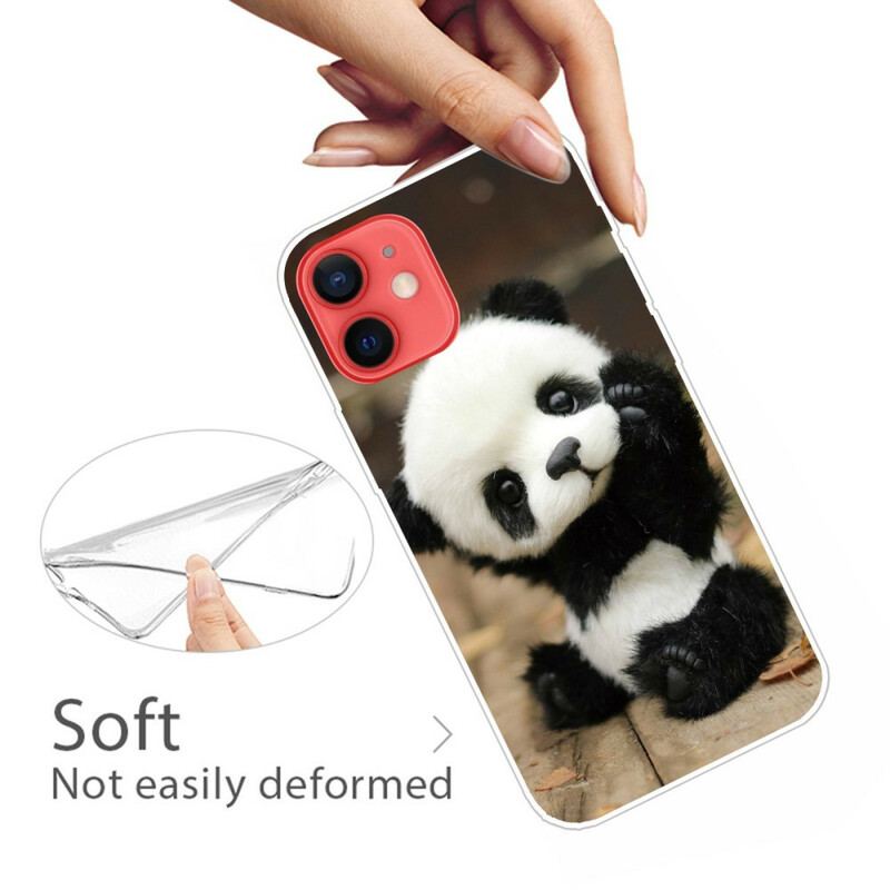 Cover iPhone 13 Mini Fleksibel Panda