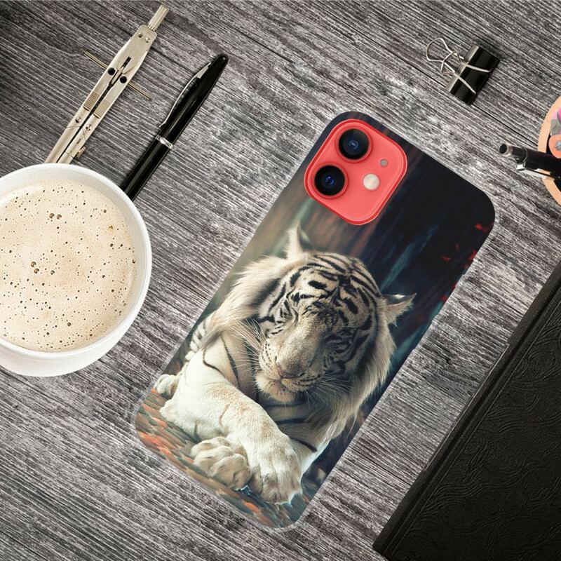 Cover iPhone 13 Mini Fleksibel Tiger