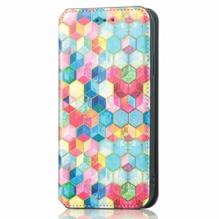 Cover iPhone 13 Mini Flip Cover Caseneo Rfid Design