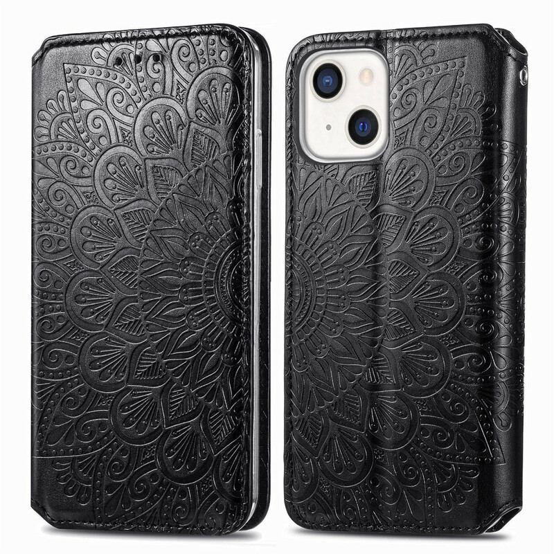 Cover iPhone 13 Mini Flip Cover Mandala