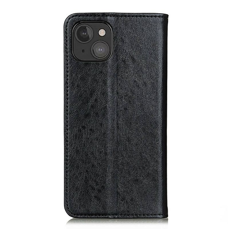 Cover iPhone 13 Mini Flip Cover Tekstureret Splitlæder