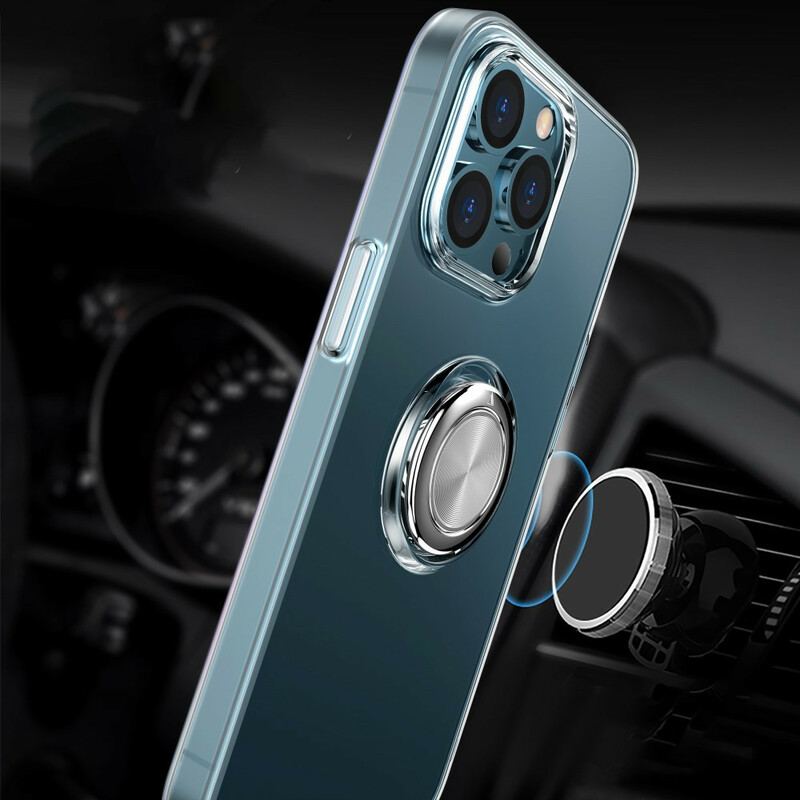 Cover iPhone 13 Mini Gennemsigtig Med Ring-support