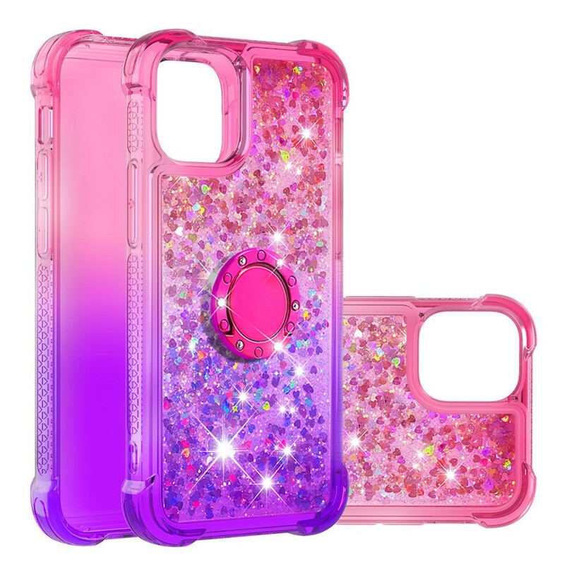 Cover iPhone 13 Mini Glitter Ring-bracket