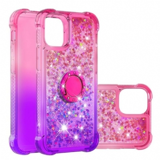 Cover iPhone 13 Mini Glitter Ring-bracket