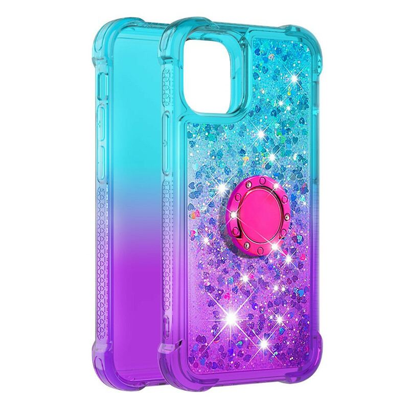 Cover iPhone 13 Mini Glitter Ring-bracket