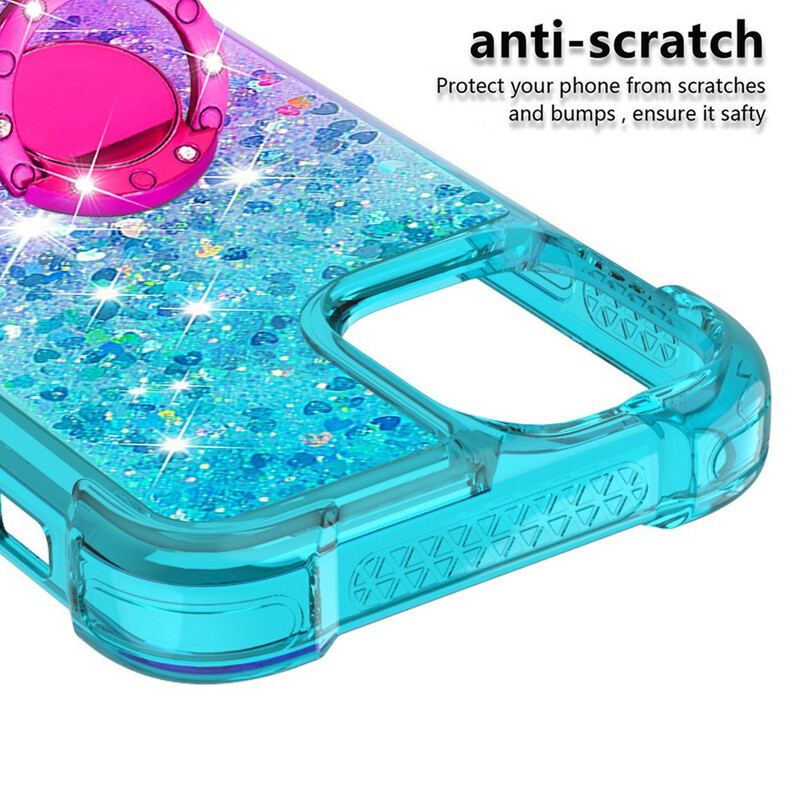 Cover iPhone 13 Mini Glitter Ring-bracket