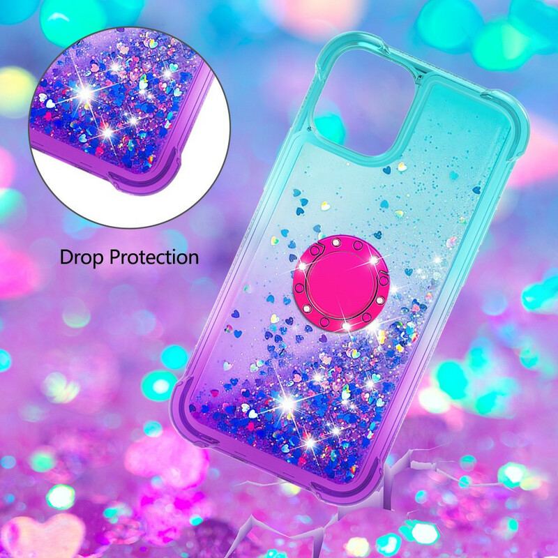 Cover iPhone 13 Mini Glitter Ring-bracket