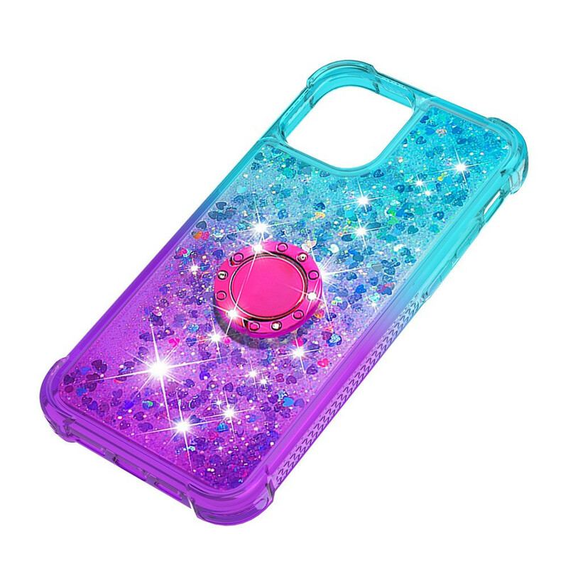 Cover iPhone 13 Mini Glitter Ring-bracket