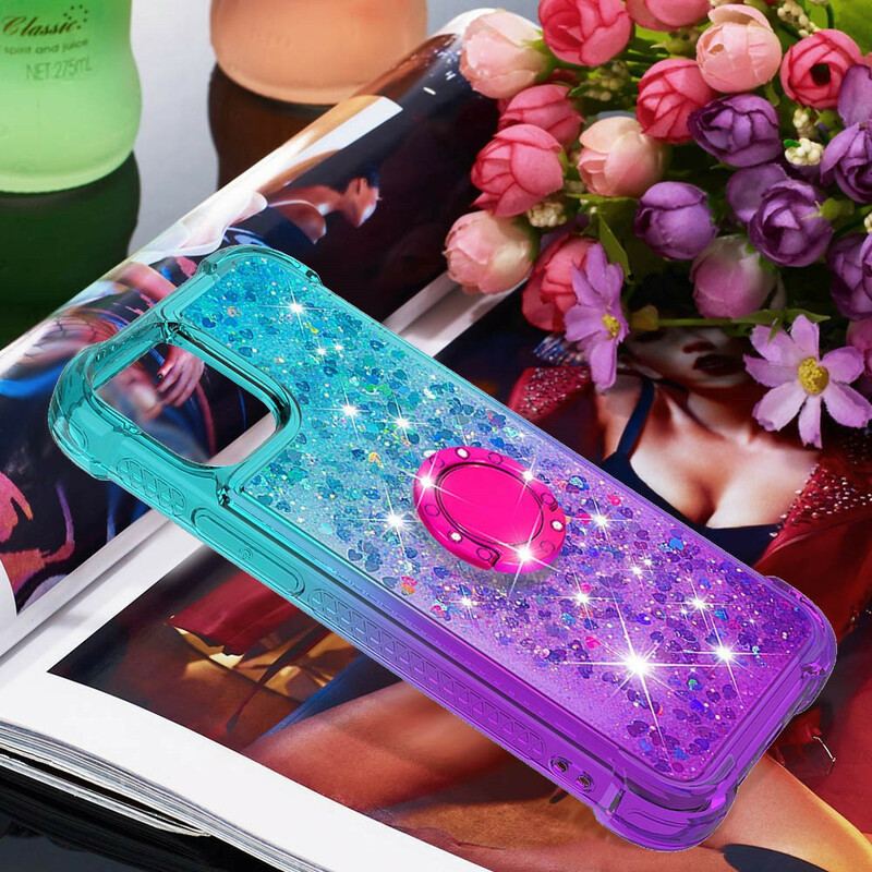 Cover iPhone 13 Mini Glitter Ring-bracket