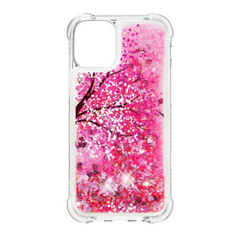 Cover iPhone 13 Mini Glitter Træ