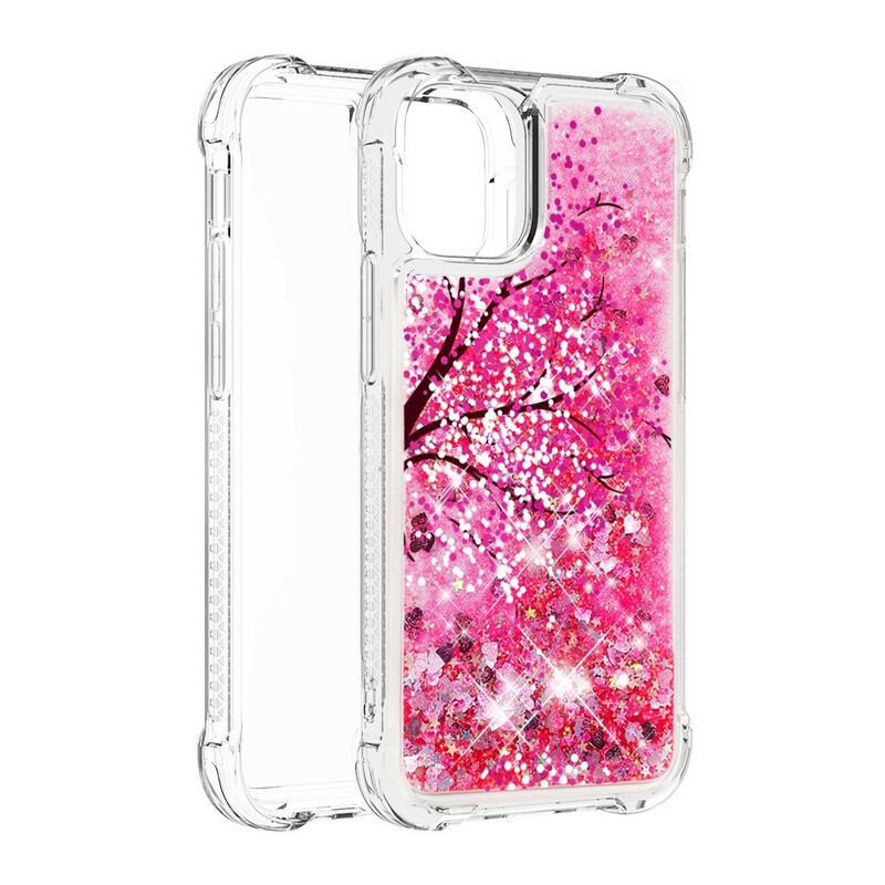 Cover iPhone 13 Mini Glitter Træ