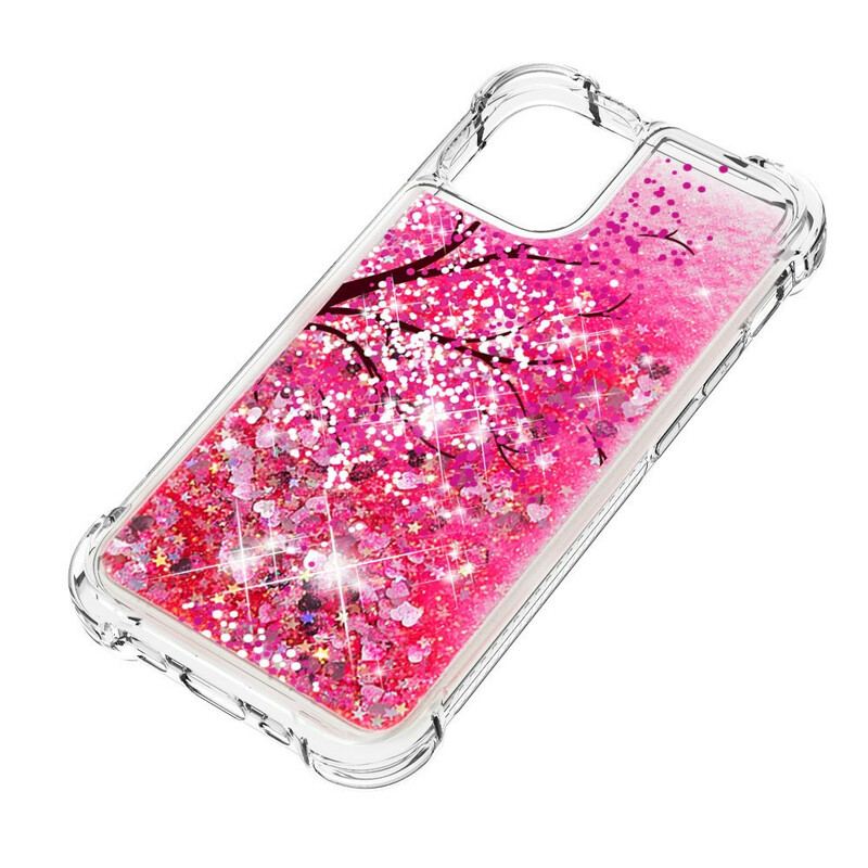 Cover iPhone 13 Mini Glitter Træ