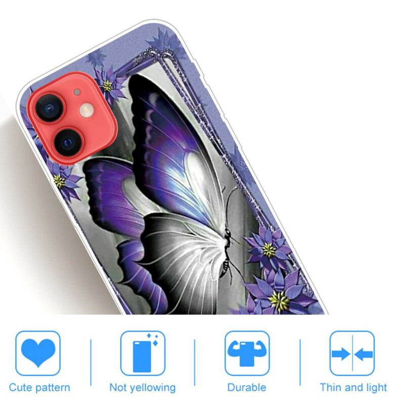 Cover iPhone 13 Mini Kongelig Sommerfugl