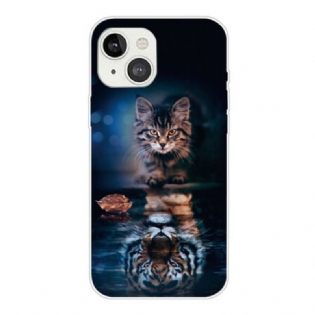 Cover iPhone 13 Mini Min Tiger