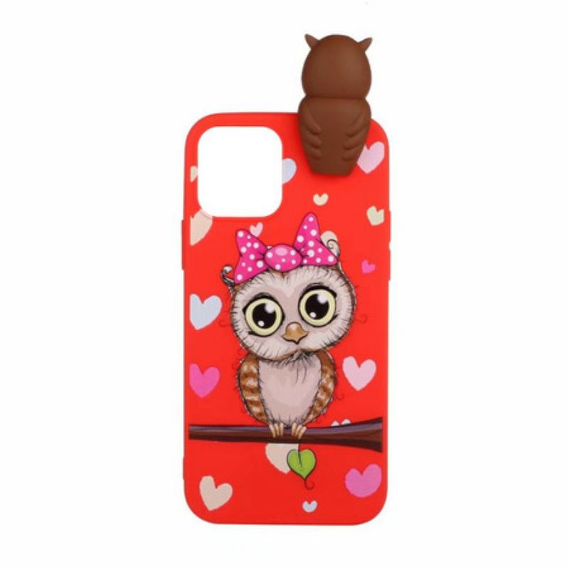 Cover iPhone 13 Mini Miss Owl 3d