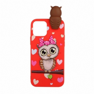 Cover iPhone 13 Mini Miss Owl 3d