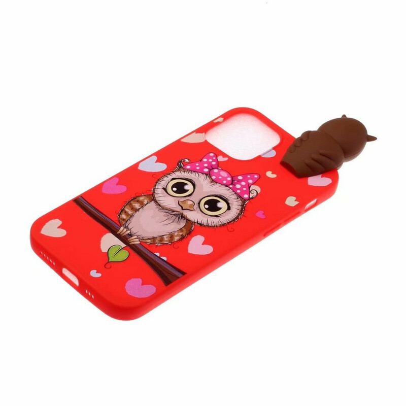 Cover iPhone 13 Mini Miss Owl 3d