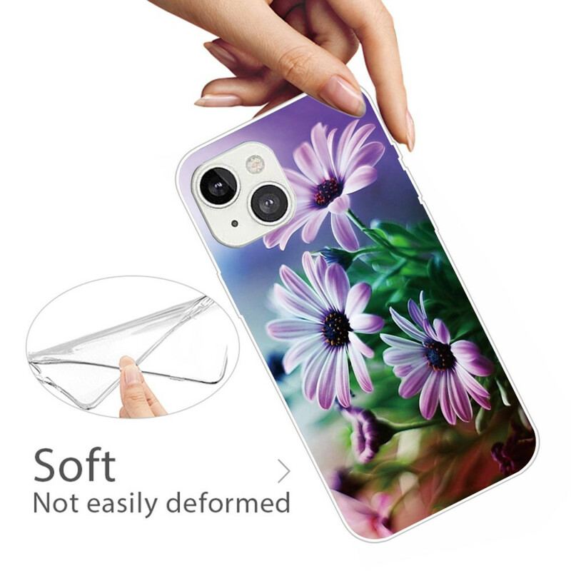 Cover iPhone 13 Mini Realistiske Blomster