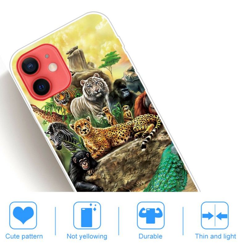 Cover iPhone 13 Mini Safari Dyr